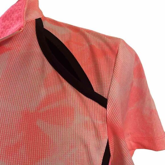 Tail White Label 1/4 Zipper Pink  Peep Shoulder Top Size‎ Small - Picture 5 of 11